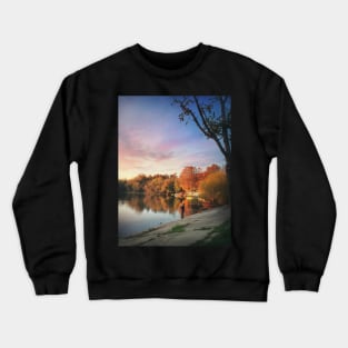 autumn fishing Crewneck Sweatshirt